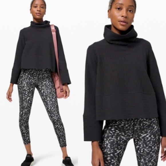 Lululemon Retreat Yourself Pullover In Black XS/S - Picture 2 of 10